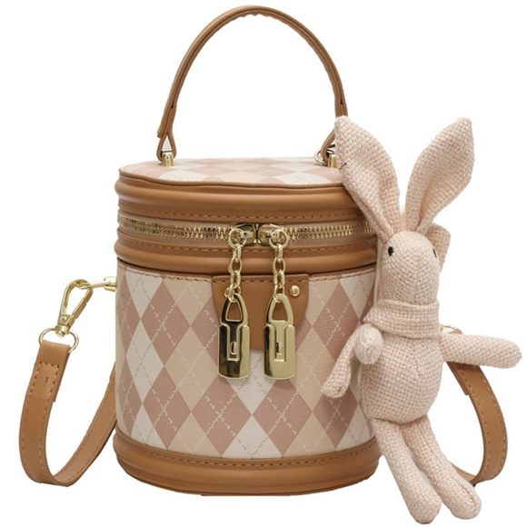 Quilted Lattice Crossbody Shoulder Bags Small Tote Square Satchel O_O - Picture 1 of 6